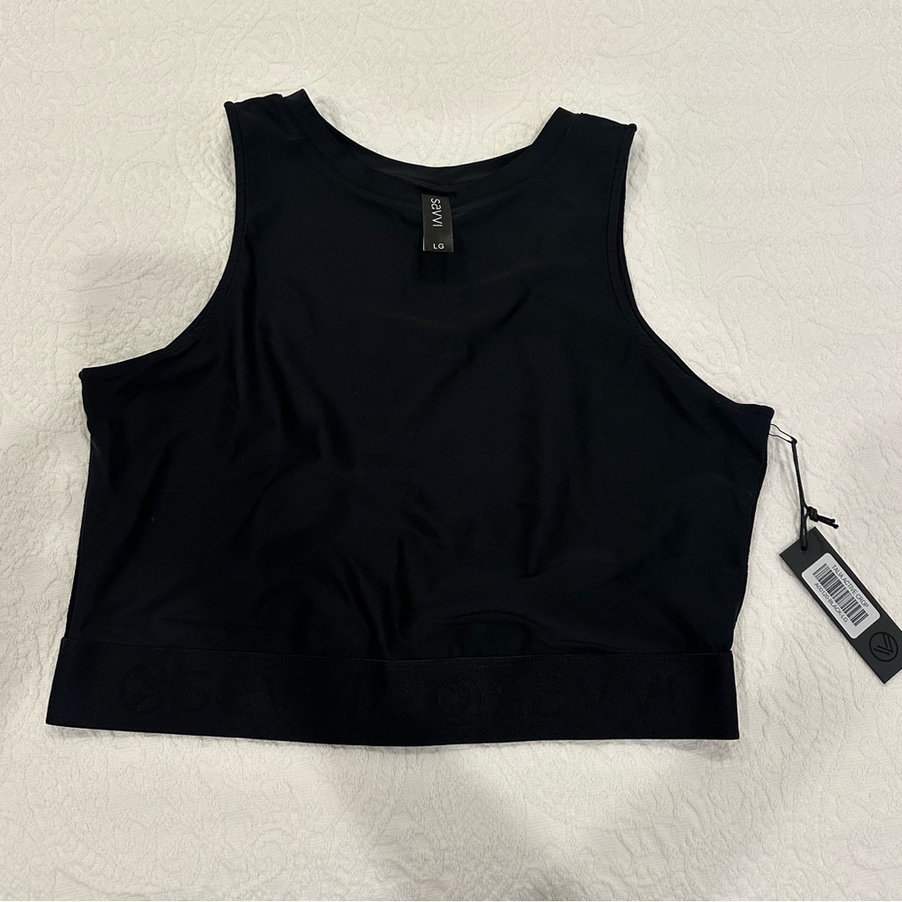Savvi Talia Active Crop Tank